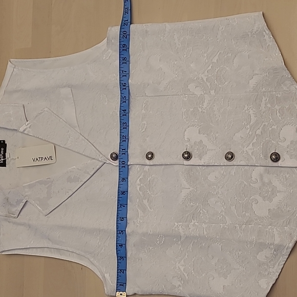NWT Vatpave Victorian Suit Vest Steampunk Gothic Mens Waistcoat - Picture 8 of 13